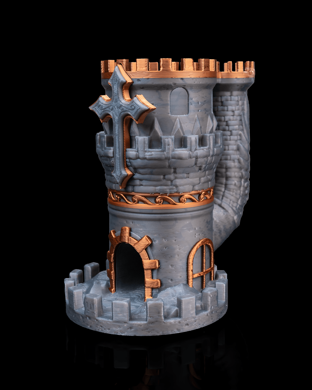 Tower of the Valiant - Can Holder and Dice Tower