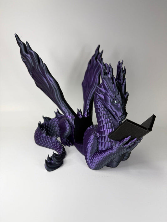 Dragon Book & Tablet Display Stand – 3D Printed, Custom Fit