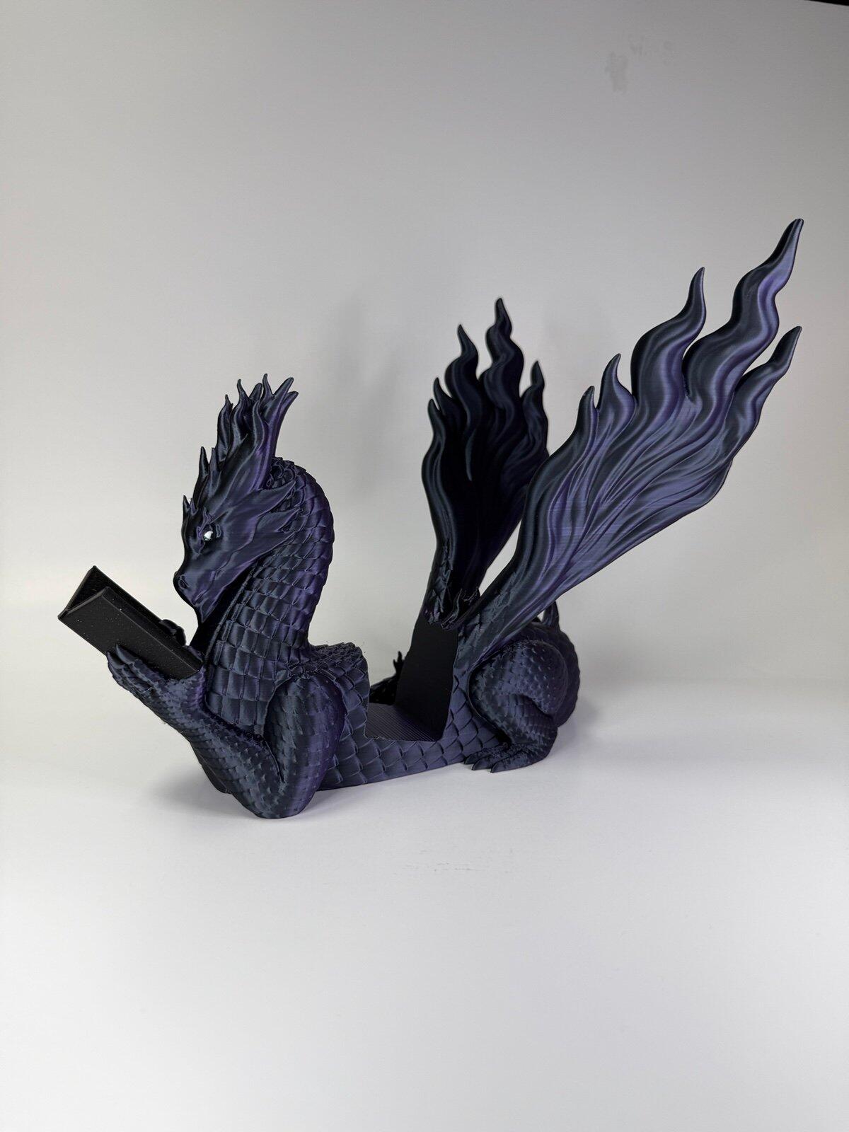 Dragon Book & Tablet Display Stand – 3D Printed, Custom Fit