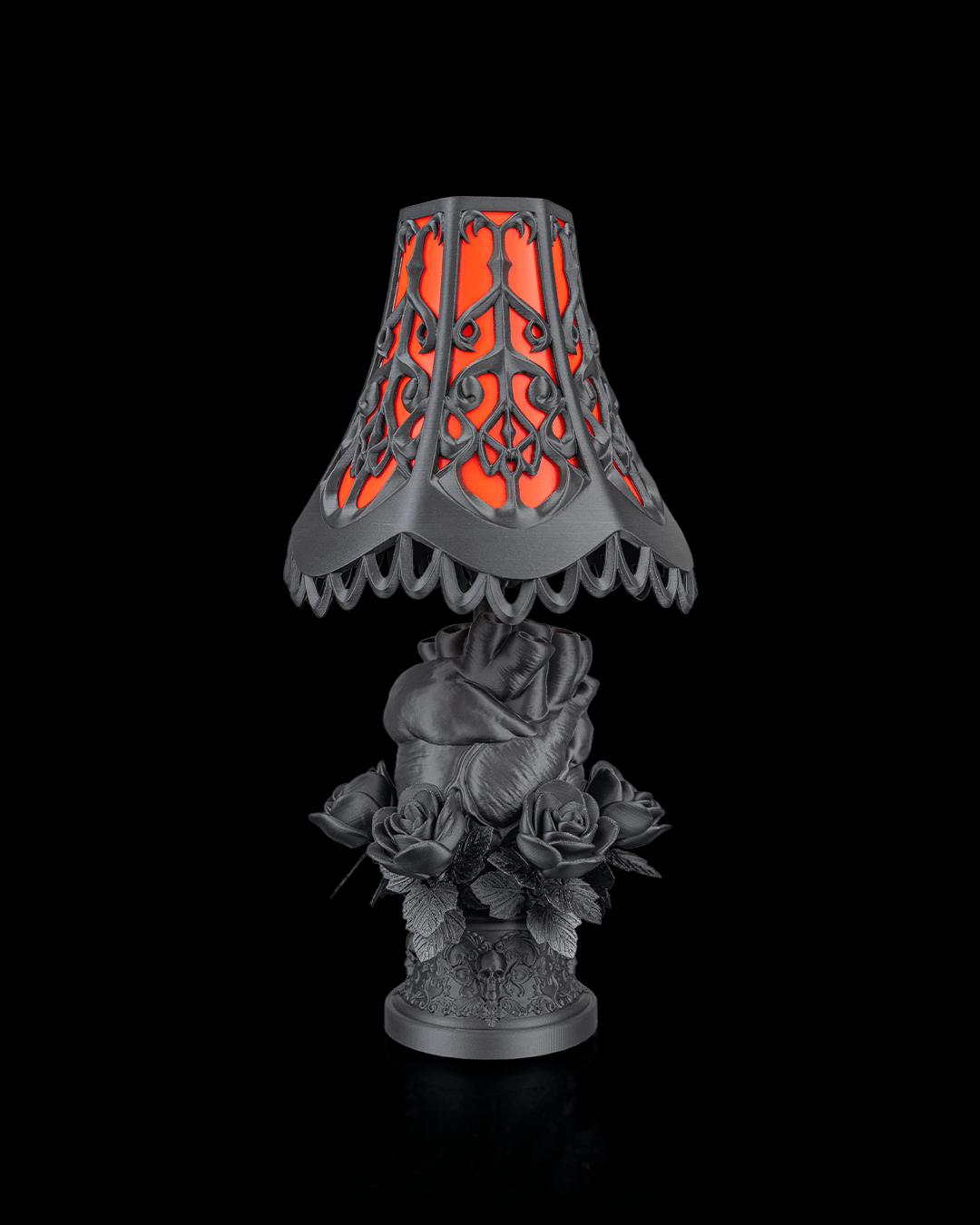 Black Heart Lamp