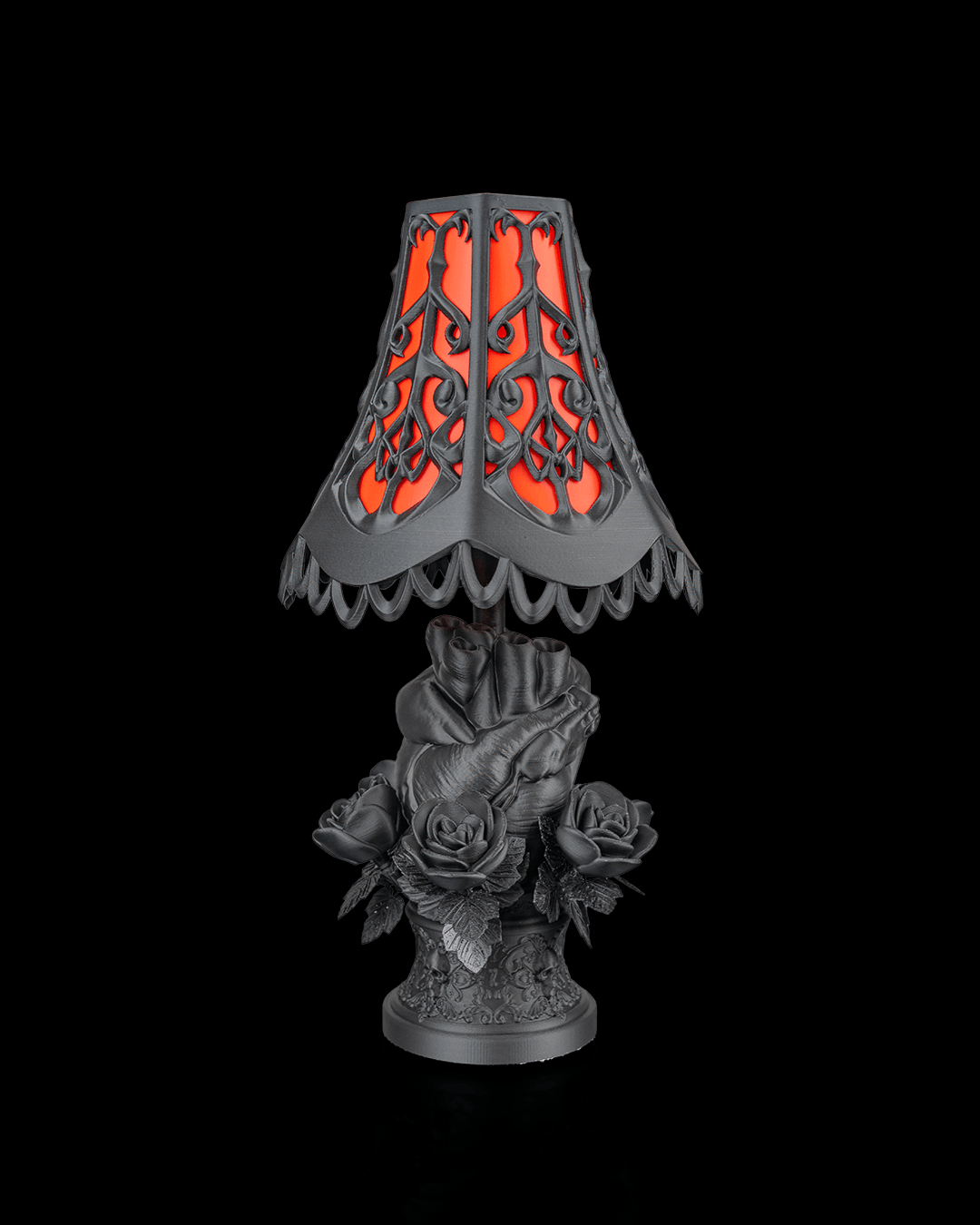Black Heart Lamp