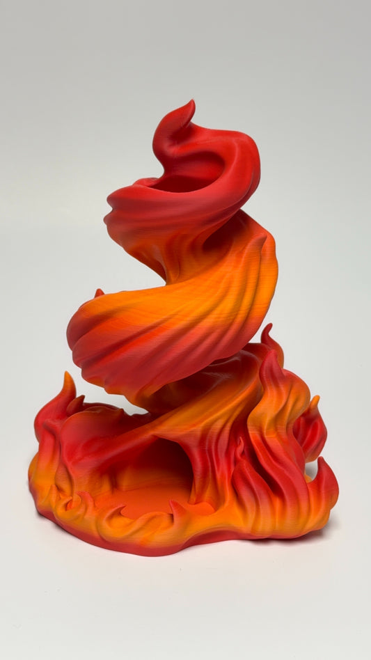 Burning Roll Dice Tower