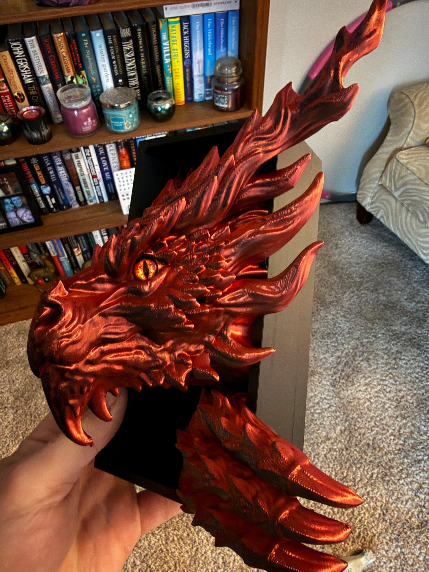 Inferno Dragon Book Nook