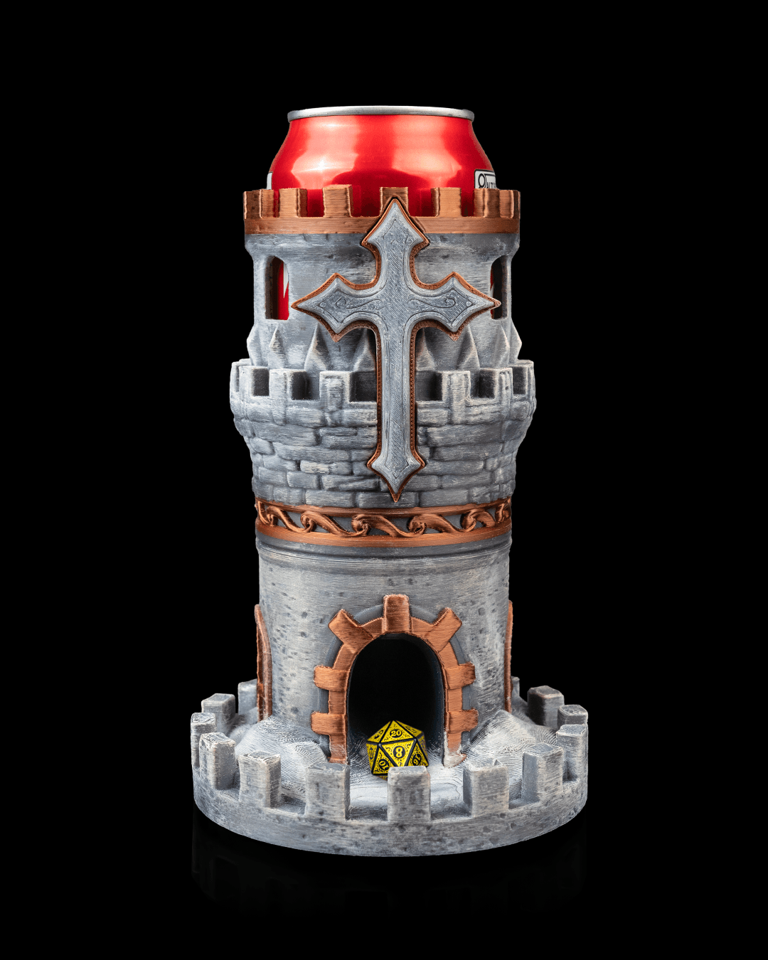 Tower of the Valiant - Can Holder and Dice Tower