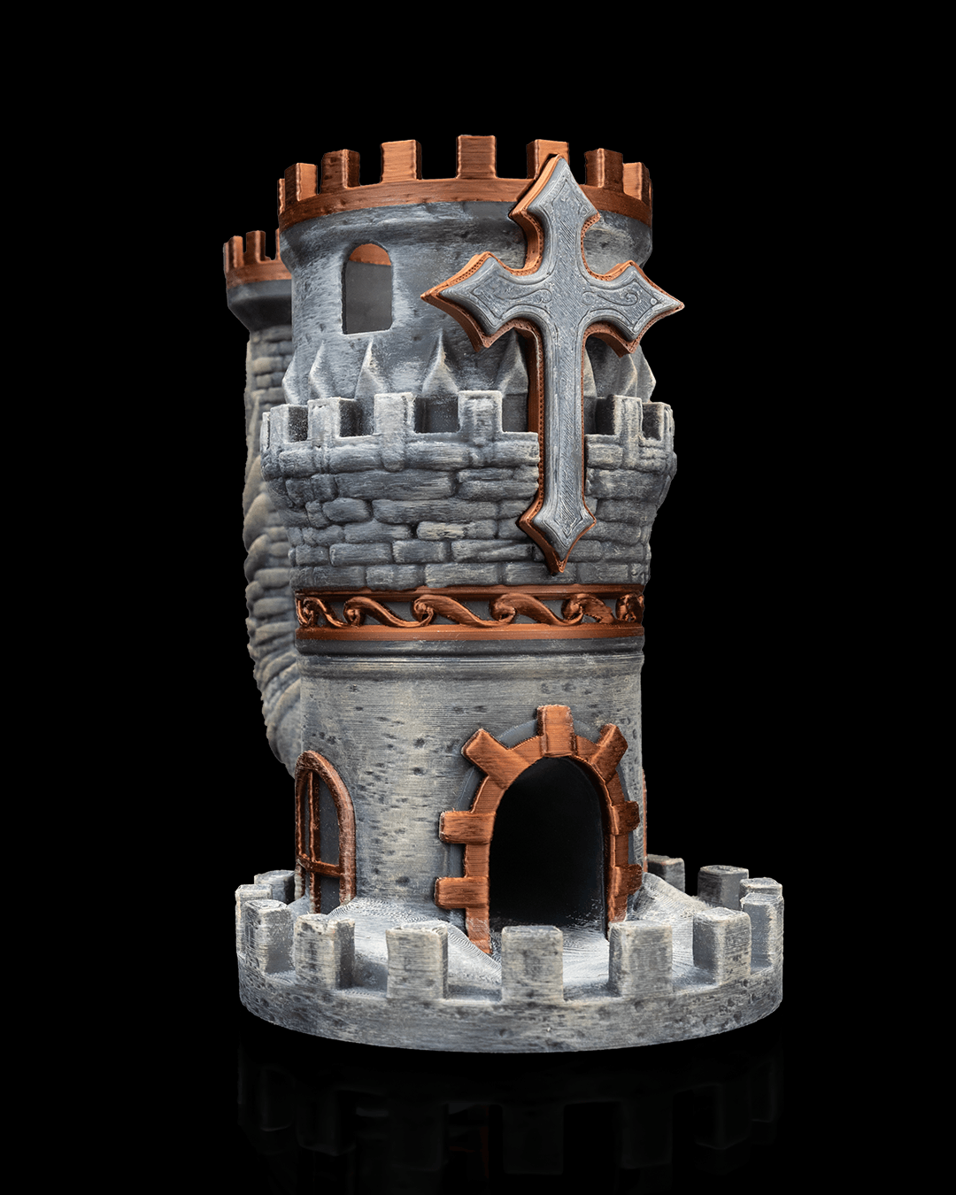 Tower of the Valiant - Can Holder and Dice Tower