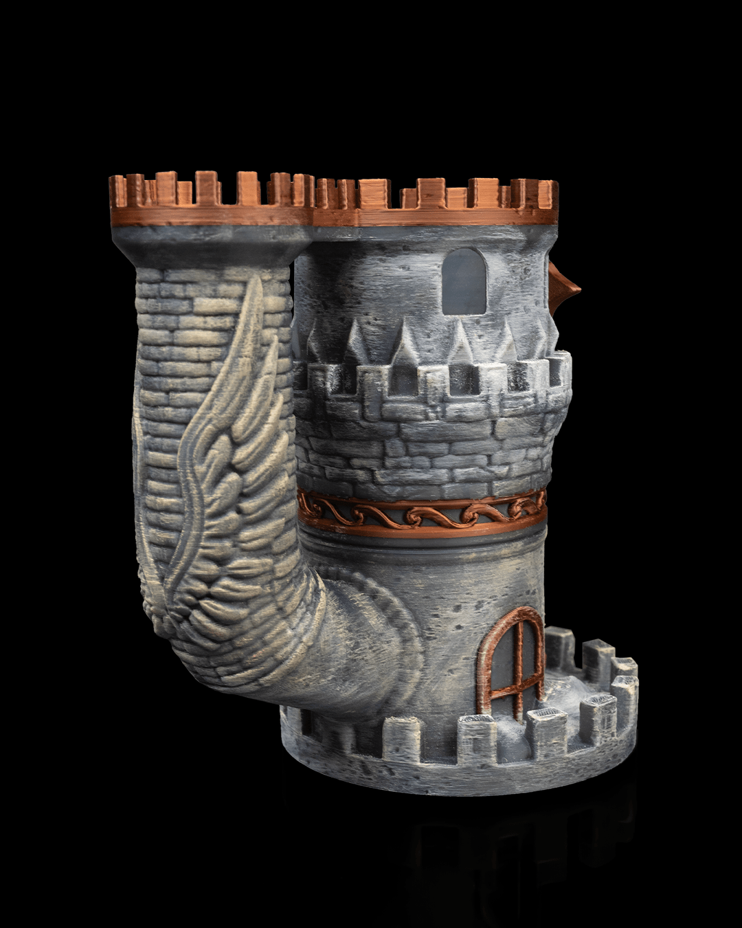 Tower of the Valiant - Can Holder and Dice Tower