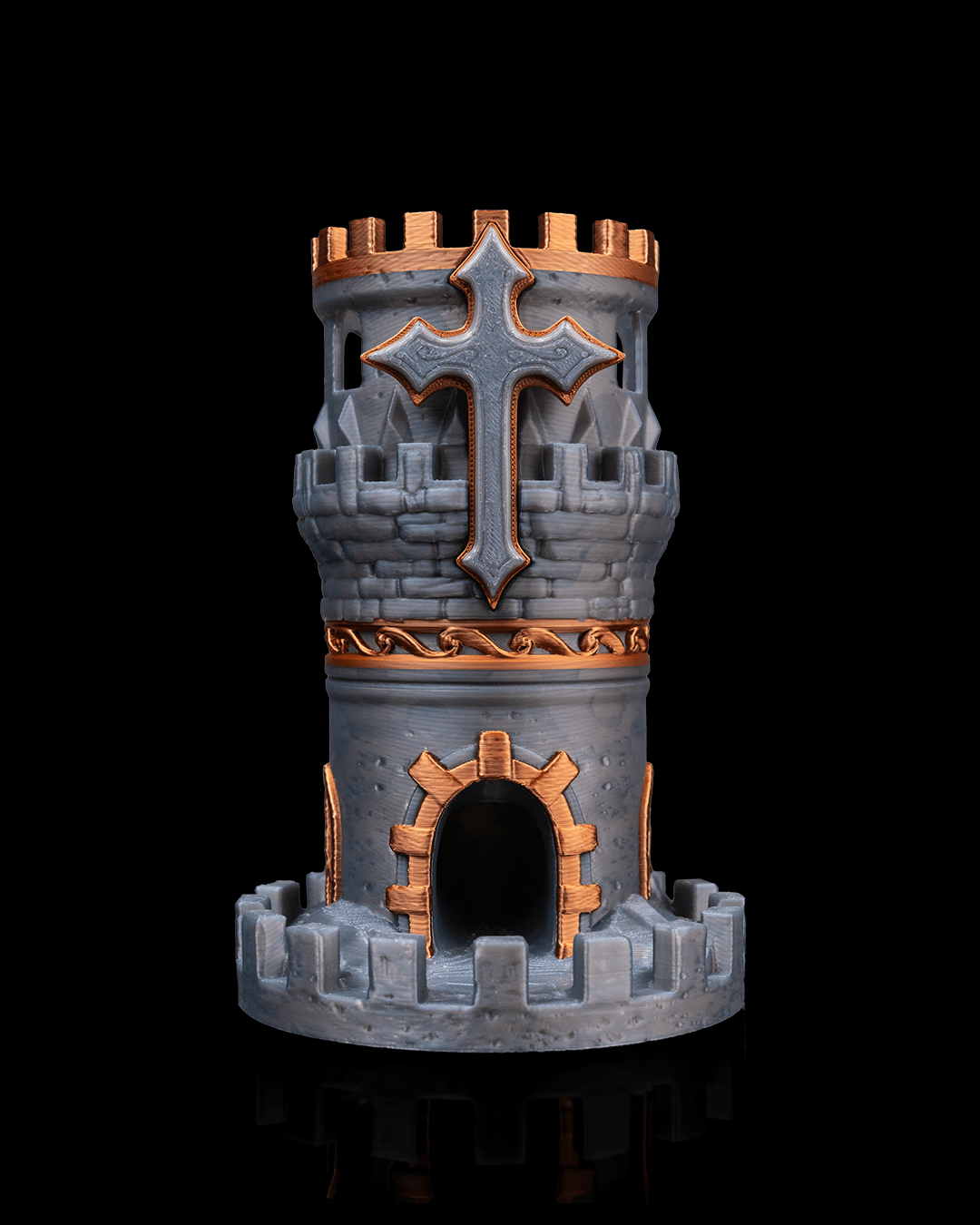 Tower of the Valiant - Can Holder and Dice Tower