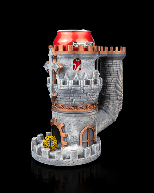 Tower of the Valiant - Can Holder and Dice Tower