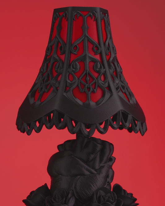 Black Heart Lamp